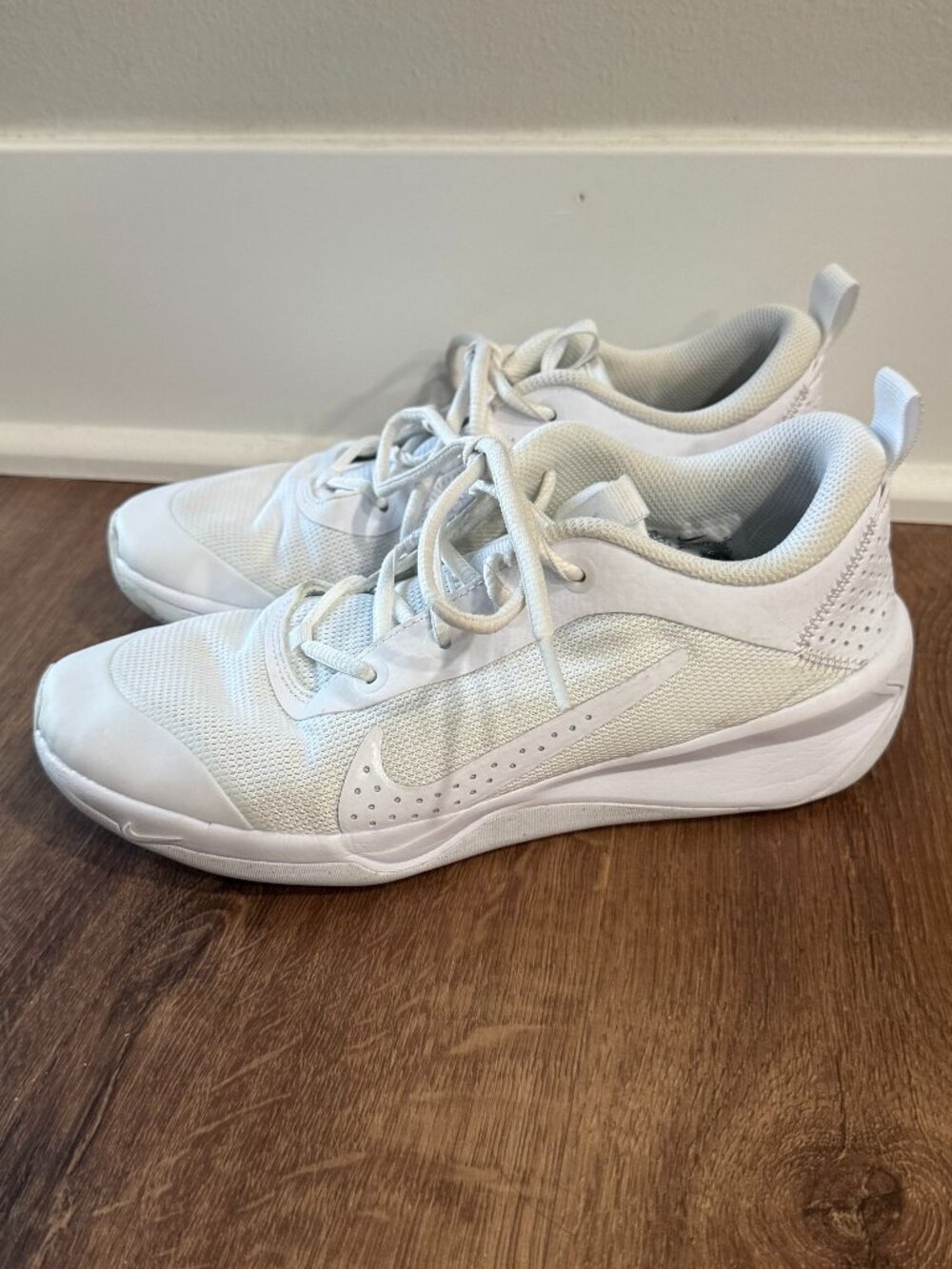 Nike Omni Multi-Court Volleyball Shoes White Size 6Y (Model DM9027-100)